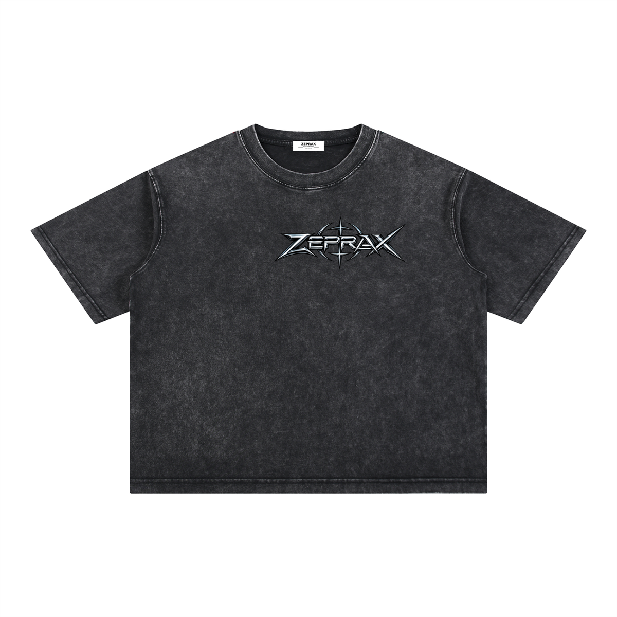 ZEPRAX Mineral Wash Boxy Cotton T-Shirt