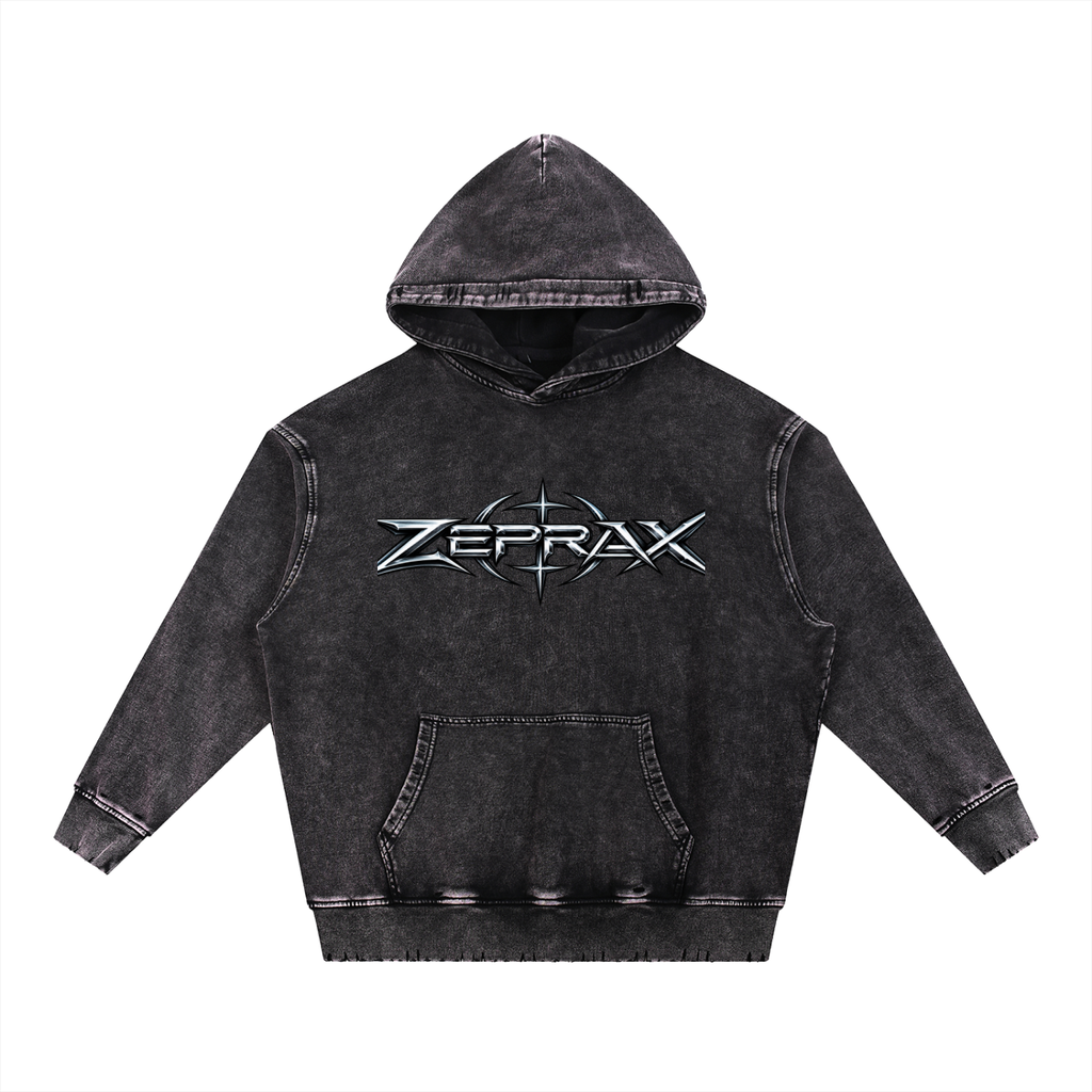 ZEPRAX Snow Wash Heavyweight Hoodie