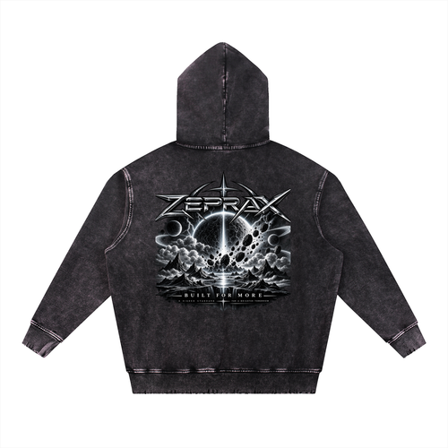 ZEPRAX Snow Wash Heavyweight Hoodie
